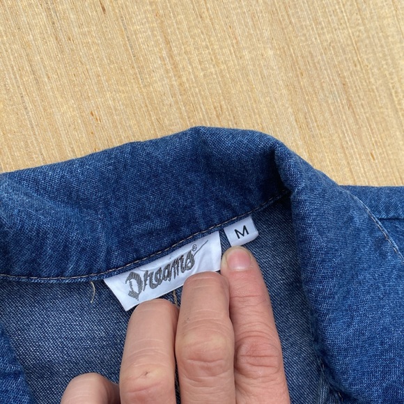 1980’s Denim Jumpsuit Sz M - Picture 5 of 8